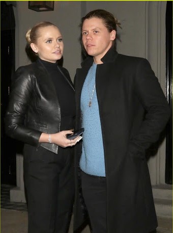 Alli with her ex-boyfriend Conrad Sewell.